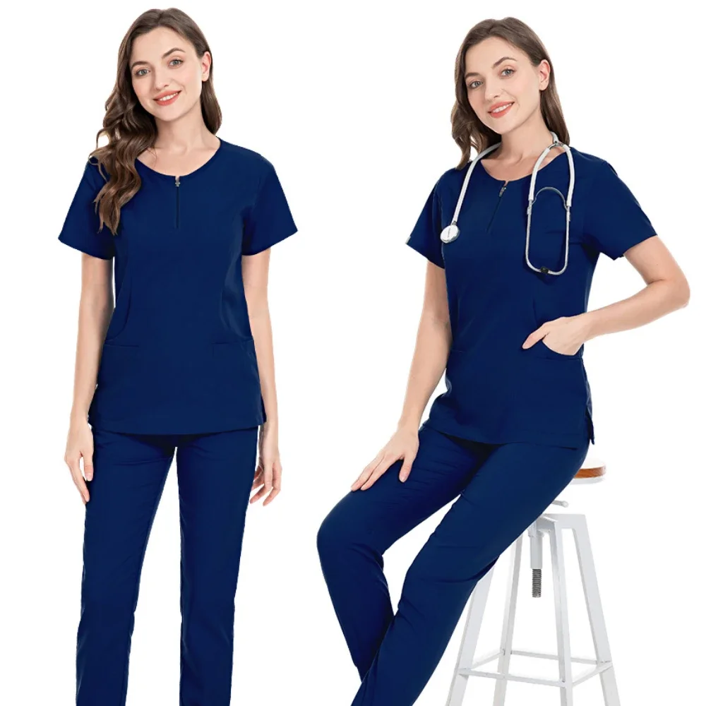 Quick-drying Hospital Nurse Uniform Oral Dentist Surgical Gown Women's Split Hand Washing Suit Elastic Nurse Uniform
Quick-drying Hospital Nurse Uniform Oral Dentist Surgical Gown Women's Split Hand Washing Suit Elastic Nurse Uniform