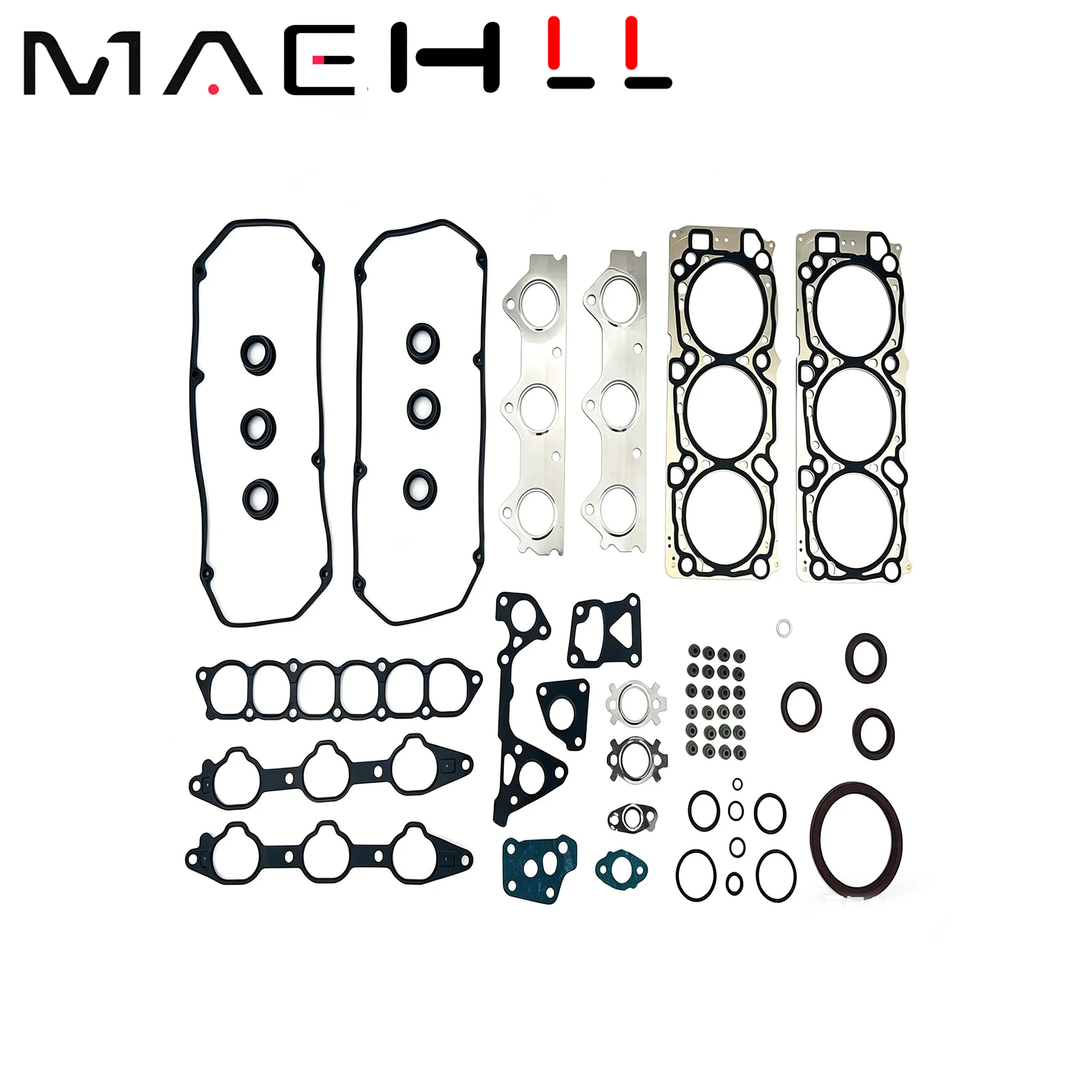 OEM MD975370 Full Engine Gasket Kit for Mitsubishi V25 V45 Pajero Montero Sport 6G74 3.5L 1997-2003 Repair Parts
OEM MD975370 Full Engine Gasket Kit for Mitsubishi V25 V45 Pajero Montero Sport 6G74 3.5L 1997-2003 Repair Parts