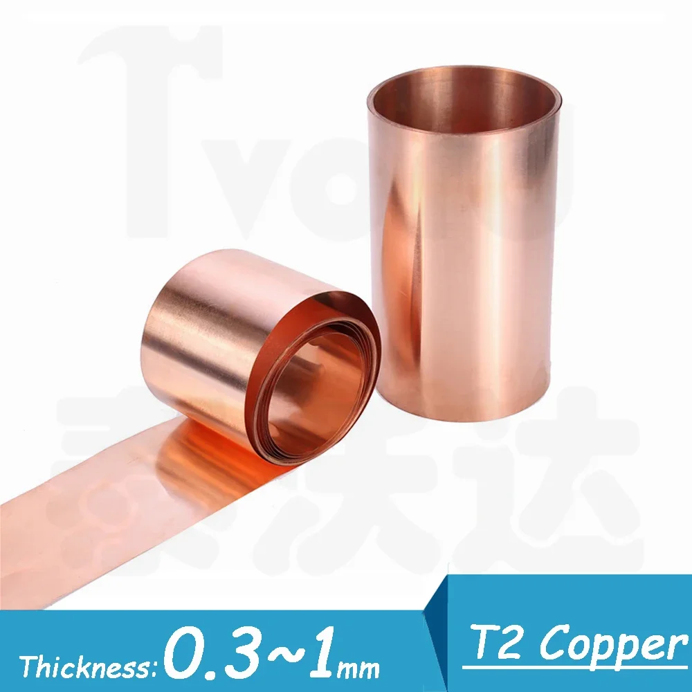 0.3~1mm T2 Copper Belt Pure Red Copper Ultra-thin Copper Foil Copper Sheet Roll Thick Plate Grounding Conductive Heat Sink
0.3~1mm T2 Copper Belt Pure Red Copper Ultra-thin Copper Foil Copper Sheet Roll Thick Plate Grounding Conductive Heat Sink