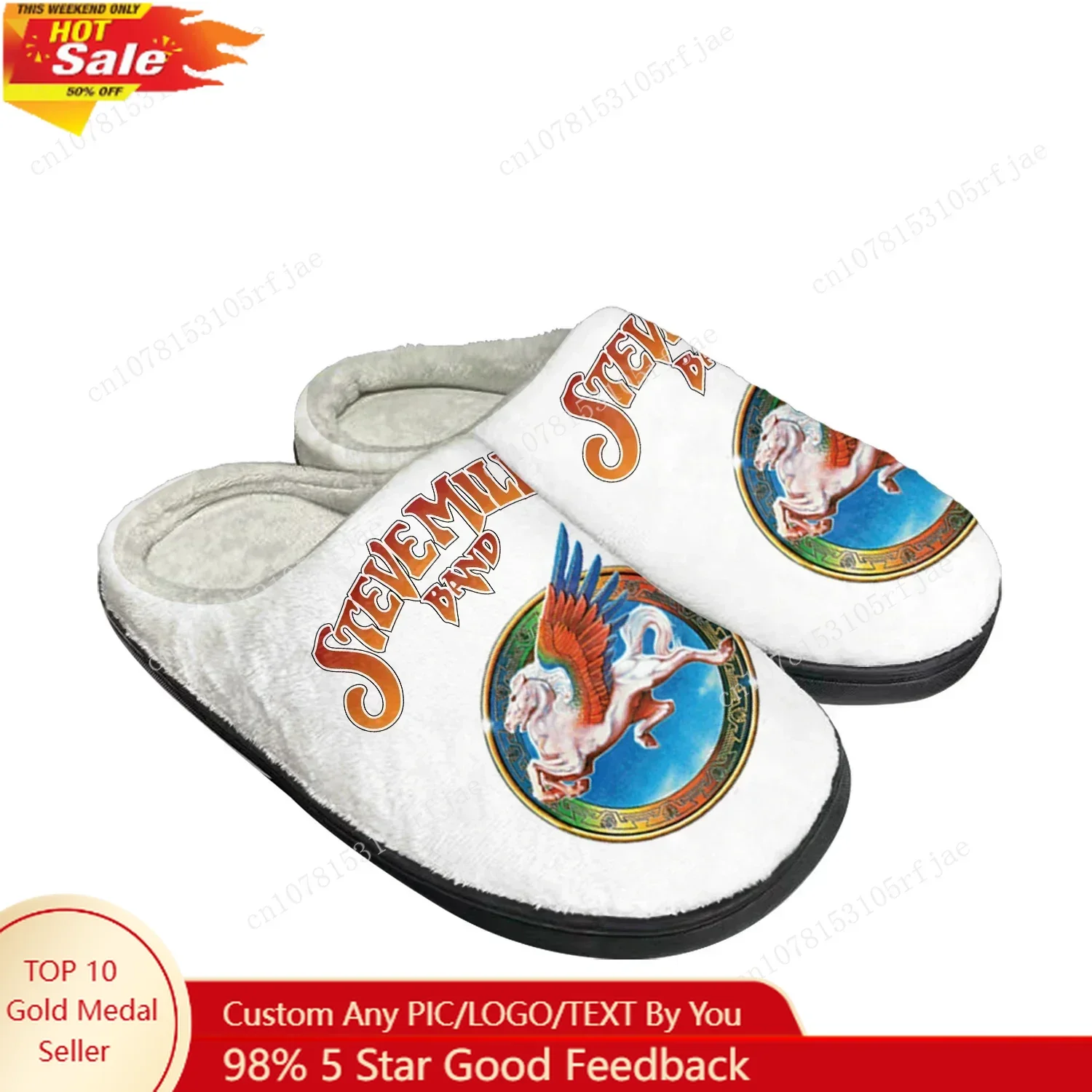 Steve Miller Rock Band Home Cotton Custom Slippers Mens Womens Sandals Plush Bedroom Casual Keep Warm Shoe Thermal Slipper Black 
Steve Miller Rock Band Home Cotton Custom Slippers Mens Womens Sandals Plush Bedroom Casual Keep Warm Shoe Thermal Slipper Black
