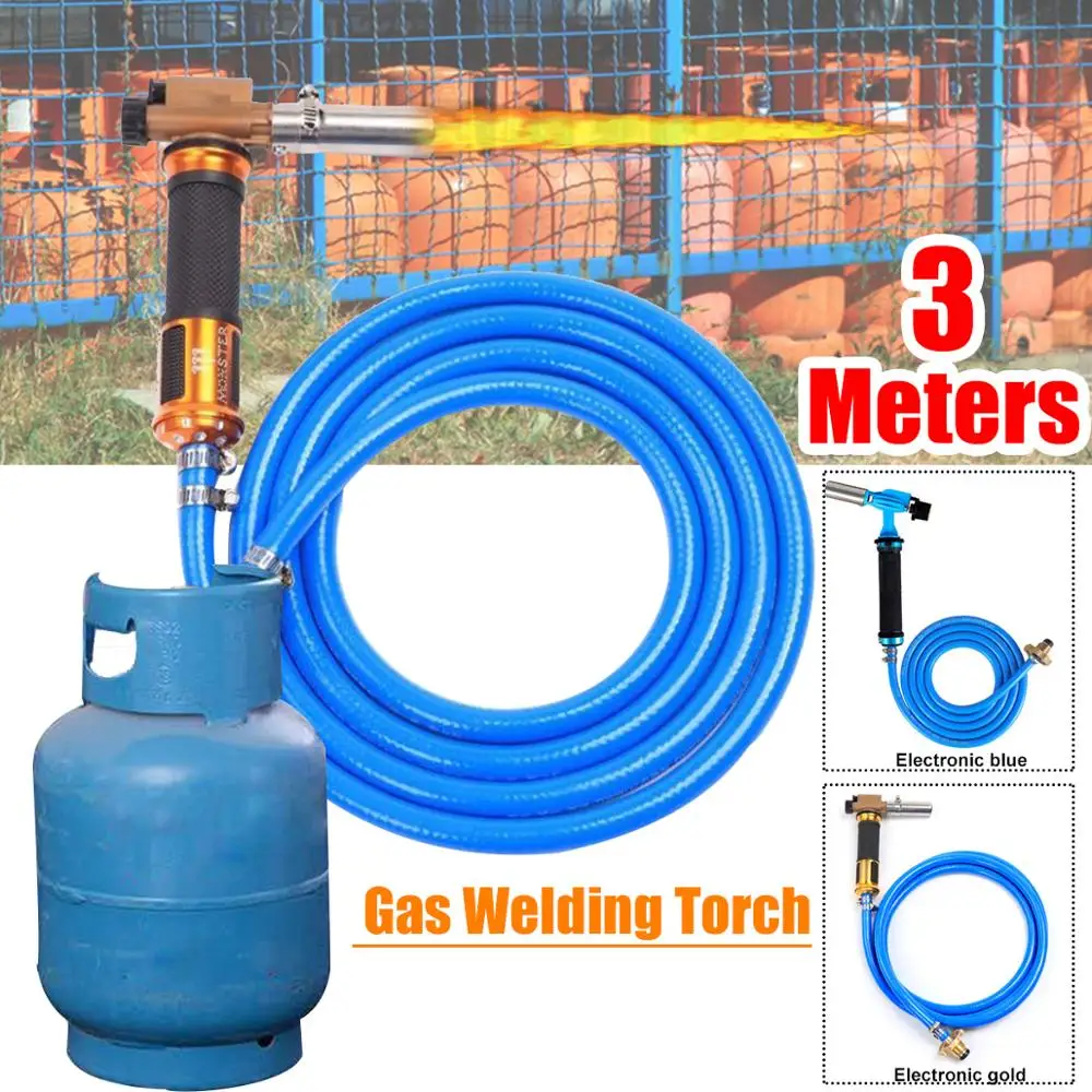Gas Plumbing Turbo Burner Torch Propane Soldering Brazing Welding Torch 3M Hose
Gas Plumbing Turbo Burner Torch Propane Soldering Brazing Welding Torch 3M Hose