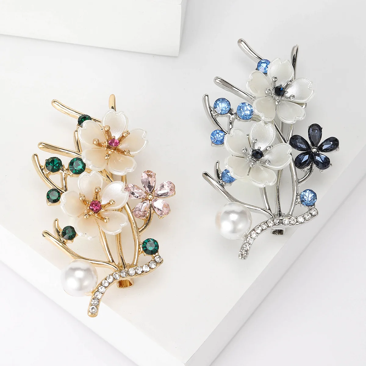 Rhinestone Peach Blossom Branch Brooch Female Unisexual Plant Pin Banquet Party Backpack Gift Jewelry Accessories
Rhinestone Peach Blossom Branch Brooch Female Unisexual Plant Pin Banquet Party Backpack Gift Jewelry Accessories