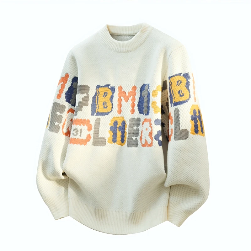 Молодежный пуловер в ленивом стиле, кардиган, мужской новый трикотаж с буквенным принтом и круглым вырезом, осенний оверсайз разных размеров
Молодежный пуловер в ленивом стиле, кардиган, мужской новый трикотаж с буквенным принтом и круглым вырезом, осенний оверсайз разных размеров