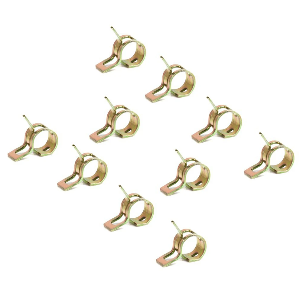 10 Pcs Oil and Gas Pipe Clamp Water Clamps Fastener Air Tube Calmps Fuel Hose Spring Clips
10 Pcs Oil and Gas Pipe Clamp Water Clamps Fastener Air Tube Calmps Fuel Hose Spring Clips