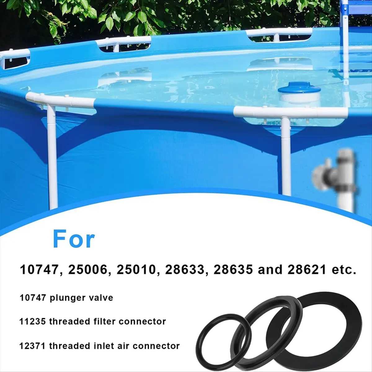 T34C 12pcs 25076rp Washer and Ring Kit,Rubber Pool Hose Washers O Ring for Pool Seal Plunger Valve 10262 10745 10255
T34C 12pcs 25076rp Washer and Ring Kit,Rubber Pool Hose Washers O Ring for Pool Seal Plunger Valve 10262 10745 10255