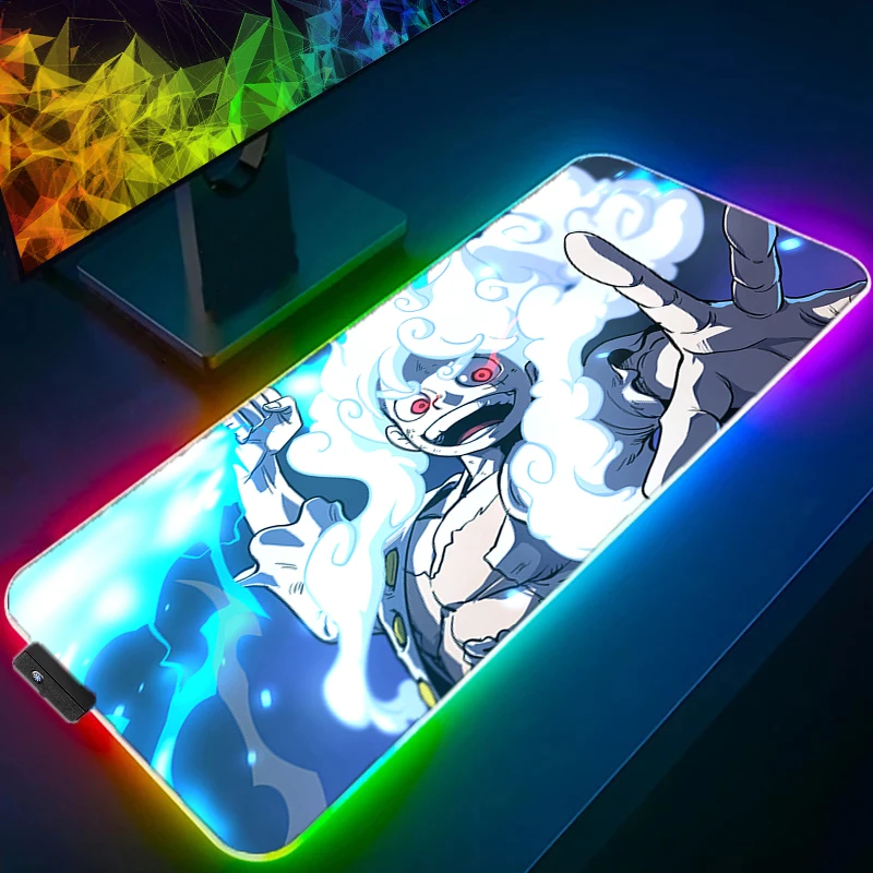 RGB LED Mouse Pad Office One Piece Luffy Desk Mat Rubber Keyboard Pad Computer Game Mousepad PC Accessories Mouse Mat Tablet Pad
RGB LED Mouse Pad Office One Piece Luffy Desk Mat Rubber Keyboard Pad Computer Game Mousepad PC Accessories Mouse Mat Tablet Pad