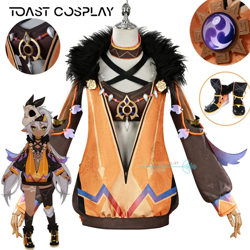 Iansan Cosplay GenshinImpact Iansan Cosplay Costume Dress Uniforms Halloween Party Role Play Wig Shoes Outfit Suits
Iansan Cosplay GenshinImpact Iansan Cosplay Costume Dress Uniforms Halloween Party Role Play Wig Shoes Outfit Suits