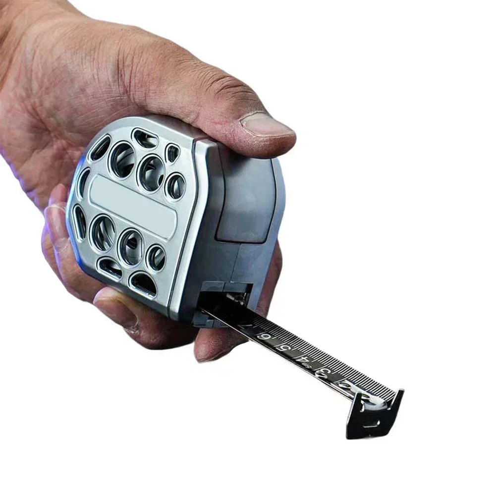 Измерительная лента из нержавеющей стали с магнитным основанием, портативная полая конструкция длиной 5 м, 7 м для точных измерений внутри и снаружи.
Измерительная лента из нержавеющей стали с магнитным основанием, портативная полая конструкция длиной 5 м, 7 м для точных измерений внутри и снаружи.