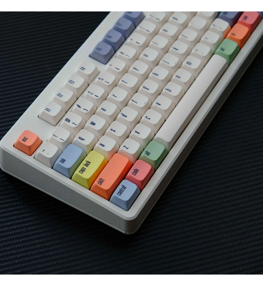 The canvas keycaps feature 126-key PBT material XDA high-sublimation technology compatible with various mechanical keyboards
The canvas keycaps feature 126-key PBT material XDA high-sublimation technology compatible with various mechanical keyboards