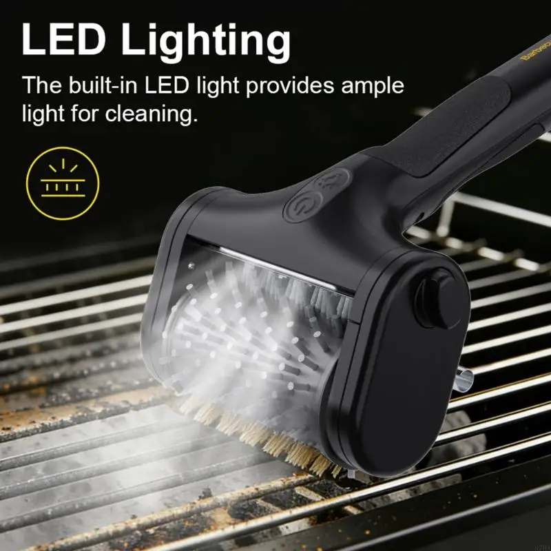 Electric barbecue Brush With 15A Quick power And 6 Illuminating Bulbs For Simple Barbecue Maintenance 87HA
Electric barbecue Brush With 15A Quick power And 6 Illuminating Bulbs For Simple Barbecue Maintenance 87HA