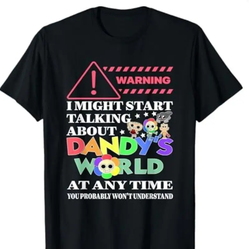 Забавная детская футболка с персонажами Dandy's World Characters
Забавная детская футболка с персонажами Dandy's World Characters