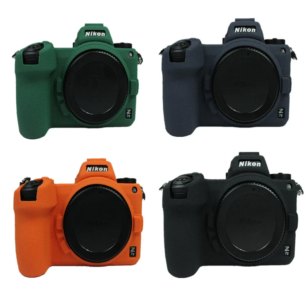 Z6II Z7II Мягкий силиконовый бронированный чехол для камеры Nikon Z6II Z7II Z62 Z72, резиновый чехол 
Z6II Z7II Мягкий силиконовый бронированный чехол для камеры Nikon Z6II Z7II Z62 Z72, резиновый чехол