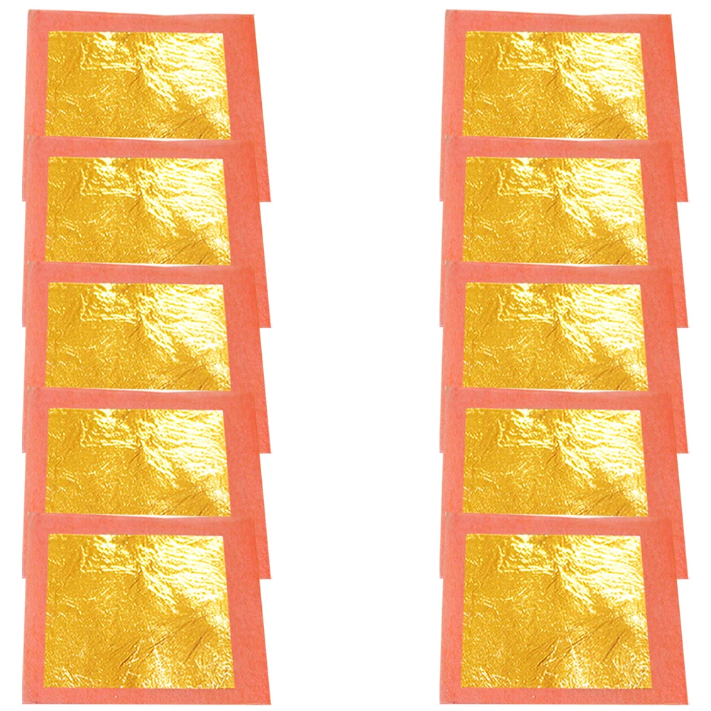 10 Sheets Gold Foil Wall Decor Crafts Leaf Wrapping for Paper Crafting Decoration
10 Sheets Gold Foil Wall Decor Crafts Leaf Wrapping for Paper Crafting Decoration