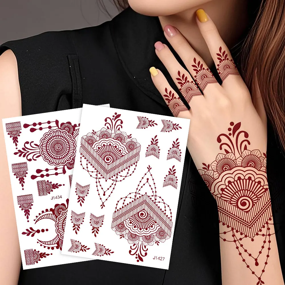 1pc Flower Tattoo Stickers For Women Hand Leg And Body Art Disposable Temporary Tattoos For Women Fake Henna Stickers Waterproof
1pc Flower Tattoo Stickers For Women Hand Leg And Body Art Disposable Temporary Tattoos For Women Fake Henna Stickers Waterproof