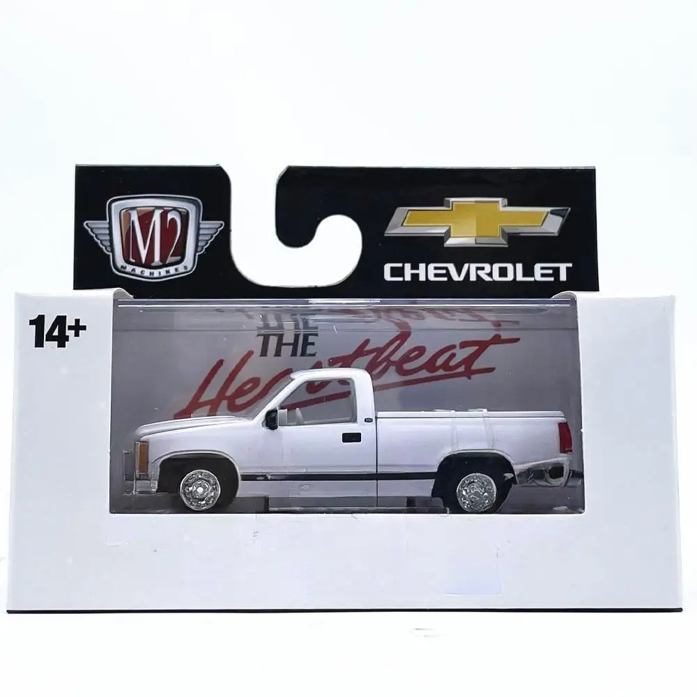 Пикап Silverado M2 1/64 1991 C1500, белая модель автомобиля из литого сплава, коллекционный дисплей, подарок для ребенка
Пикап Silverado M2 1/64 1991 C1500, белая модель автомобиля из литого сплава, коллекционный дисплей, подарок для ребенка