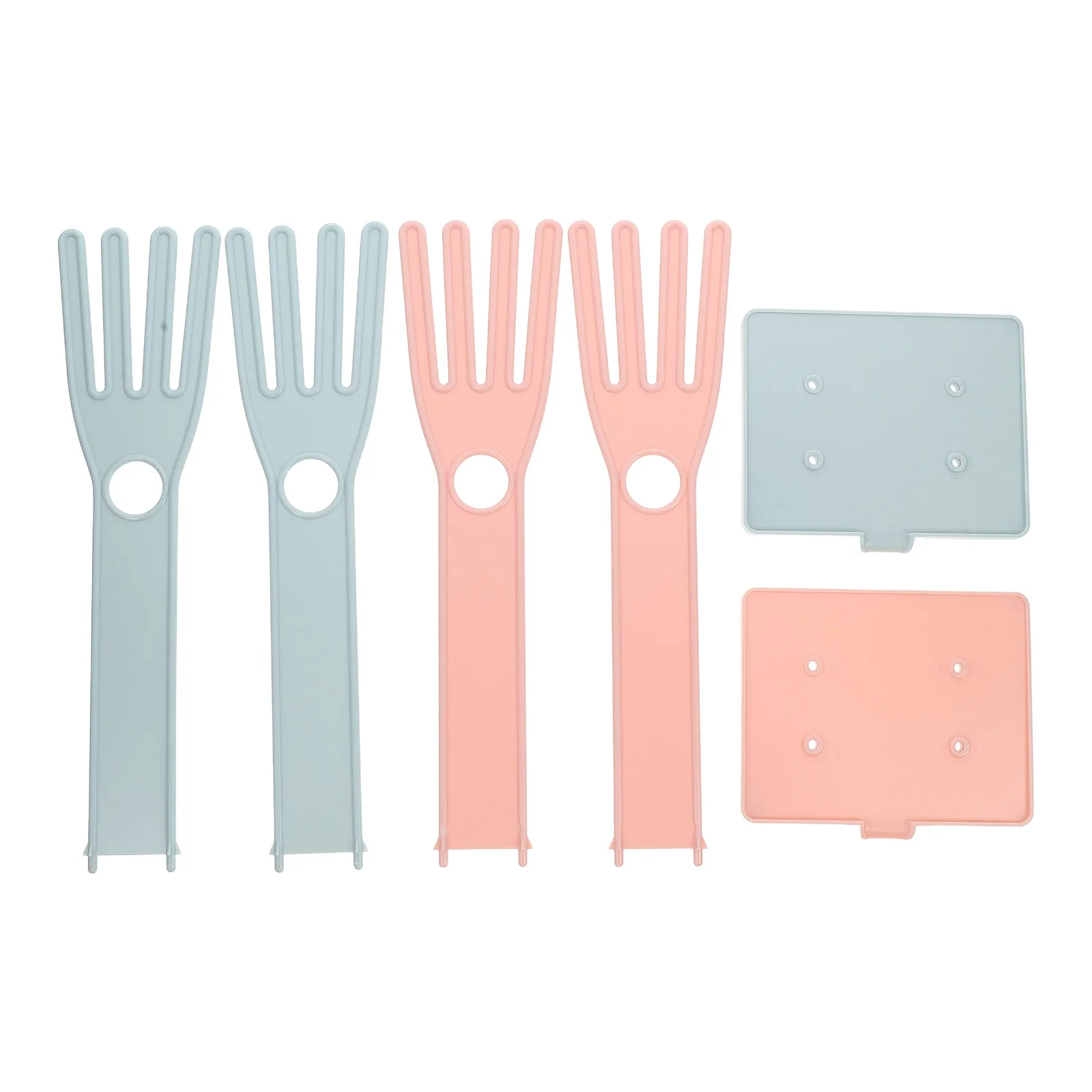 2Pcs Glove Holder Kitchen Drying Rack Multi Functional Detachable Countertop Glove Storage Rack Kitchen Towel Dryer Organizer
