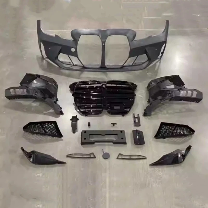 PP Material Front Bumper Grille Assembly For 3 Series 2020 Modified To M3 Style Body Kit Accessories
PP Material Front Bumper Grille Assembly For 3 Series 2020 Modified To M3 Style Body Kit Accessories