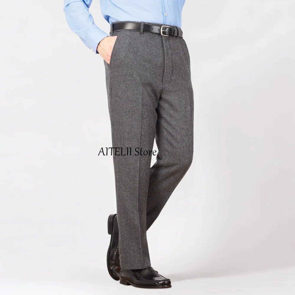 Formal Classic Men's Pants for Man Trousers Wool Fabric Autumn/winter Straight-leg Casual Work Trouser Tailoring Clothing
Formal Classic Men's Pants for Man Trousers Wool Fabric Autumn/winter Straight-leg Casual Work Trouser Tailoring Clothing