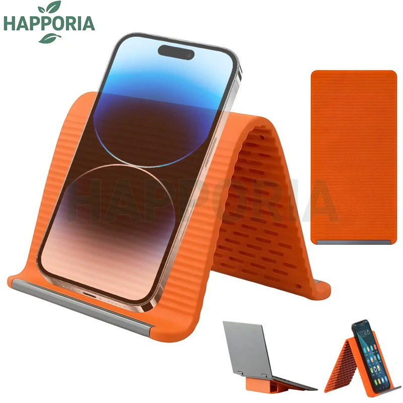 HAPPORIA Portable Foldable Silicone Phone Holder Flexible Bendable Multi Angle Adjustable Stand for Universal Phone Tablet
HAPPORIA Portable Foldable Silicone Phone Holder Flexible Bendable Multi Angle Adjustable Stand for Universal Phone Tablet