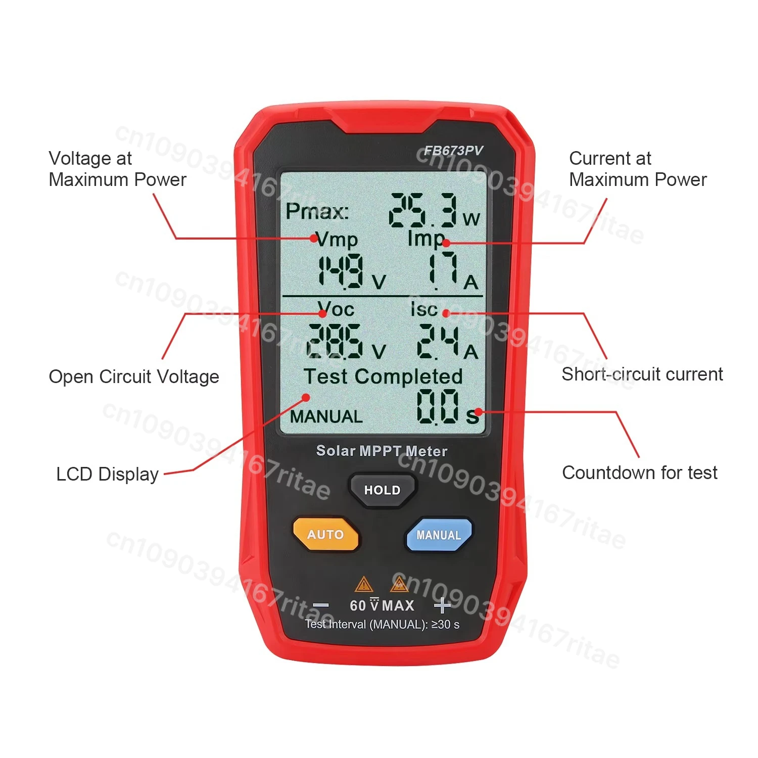 800W LCD MPPT Solar Panel Photovoltaic Tester Power Meter Smart Current Voltage Tester Digital Meter Solar Tester VOC
800W LCD MPPT Solar Panel Photovoltaic Tester Power Meter Smart Current Voltage Tester Digital Meter Solar Tester VOC