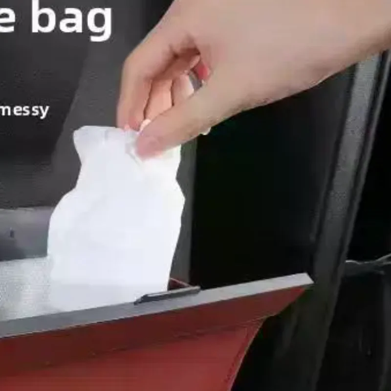 1Pc Garbage Bag Leather Leak-proof Magnetic Adsorption Storage Bag Space Saving Storage Pocket Seat Hanging Trash Can
1Pc Garbage Bag Leather Leak-proof Magnetic Adsorption Storage Bag Space Saving Storage Pocket Seat Hanging Trash Can