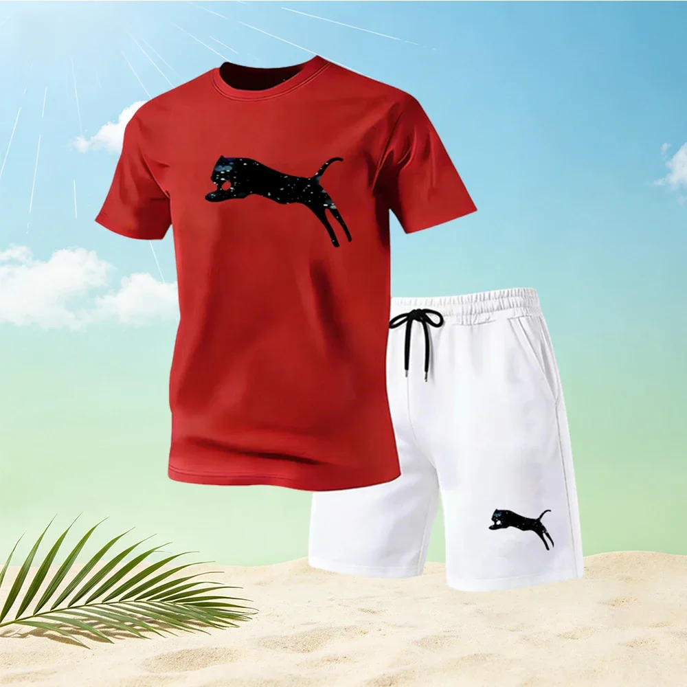 2026 Hot Sale Men's Sets Cheetah Printed O-neck T-shirt + Shorts Summer Casual Sportswear Home Outdoor 2 Piece
2026 Hot Sale Men's Sets Cheetah Printed O-neck T-shirt + Shorts Summer Casual Sportswear Home Outdoor 2 Piece