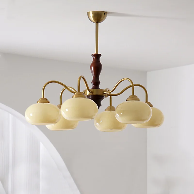 American retro style dining room study bedroom persimmon chandelier pastoral solid wood lamp
American retro style dining room study bedroom persimmon chandelier pastoral solid wood lamp