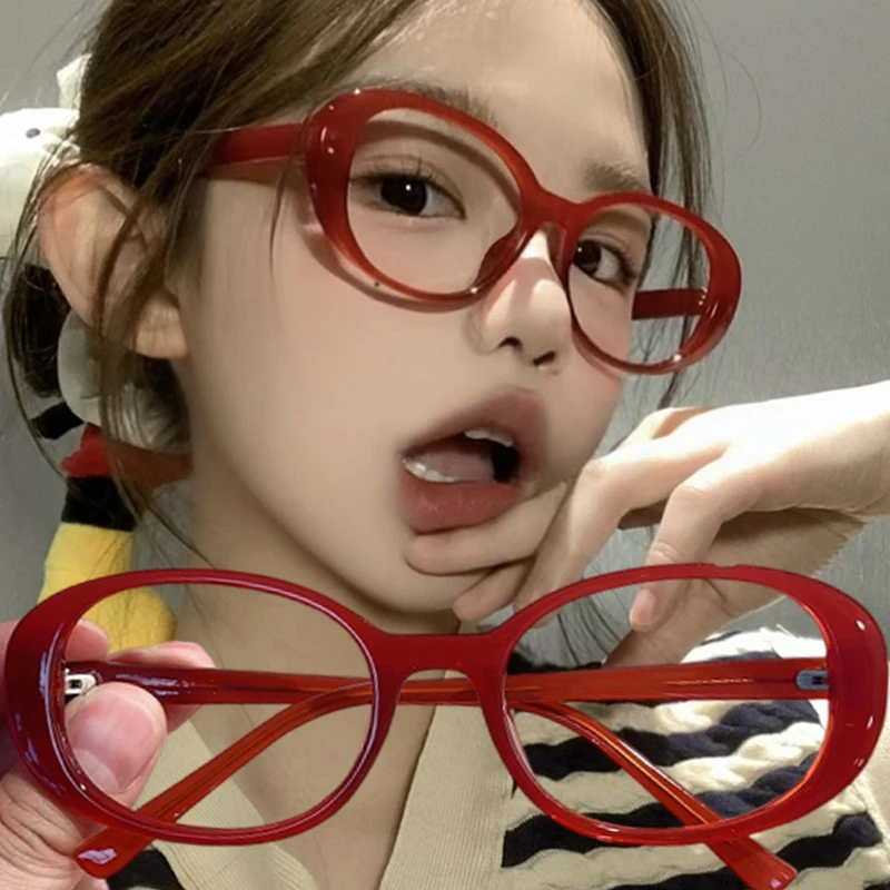 New Retro Blue Green Oval Small Frame Glasses Frame Women's Anti Blue Light Glasses Fashion Y2K Square Eyeglasses Frame
New Retro Blue Green Oval Small Frame Glasses Frame Women's Anti Blue Light Glasses Fashion Y2K Square Eyeglasses Frame