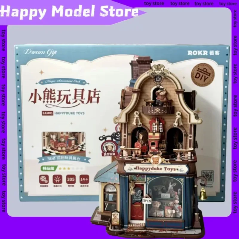 In Stock Little Bear Toy Store Wooden Assembly Cabin Retro European Style High Difficulty DIYcrafts Model Ornament Toy Gift
In Stock Little Bear Toy Store Wooden Assembly Cabin Retro European Style High Difficulty DIYcrafts Model Ornament Toy Gift