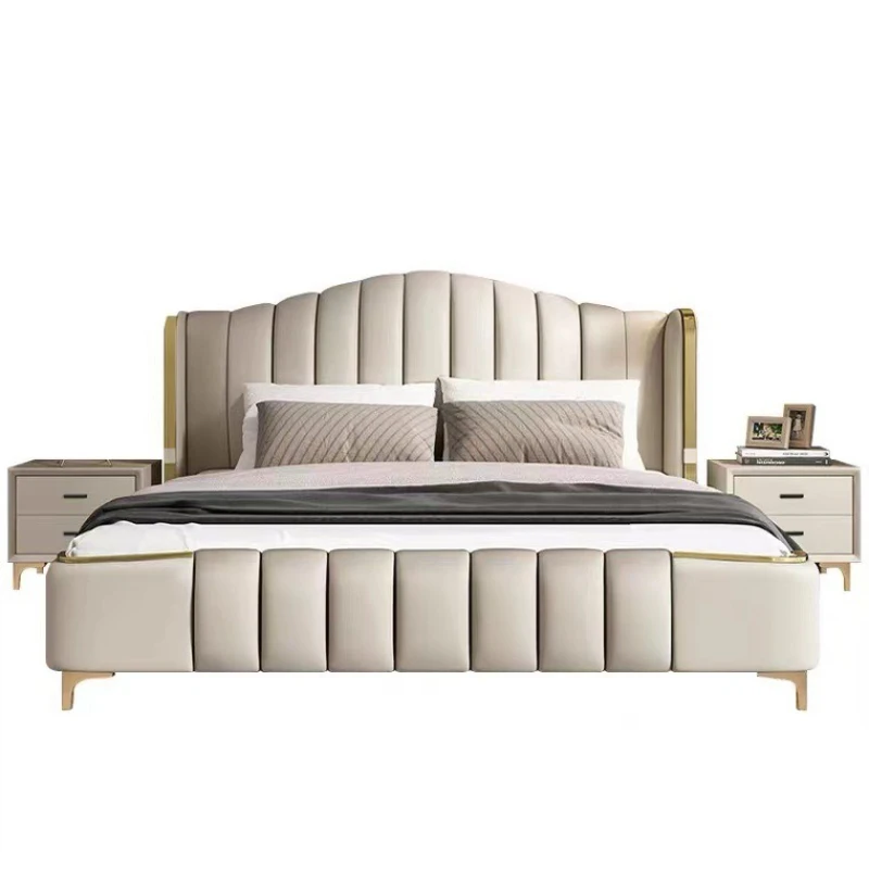 Minimalist Double Leather Bed 1.8 Master Bedroom Storage Full Solid Wood High Box
Minimalist Double Leather Bed 1.8 Master Bedroom Storage Full Solid Wood High Box