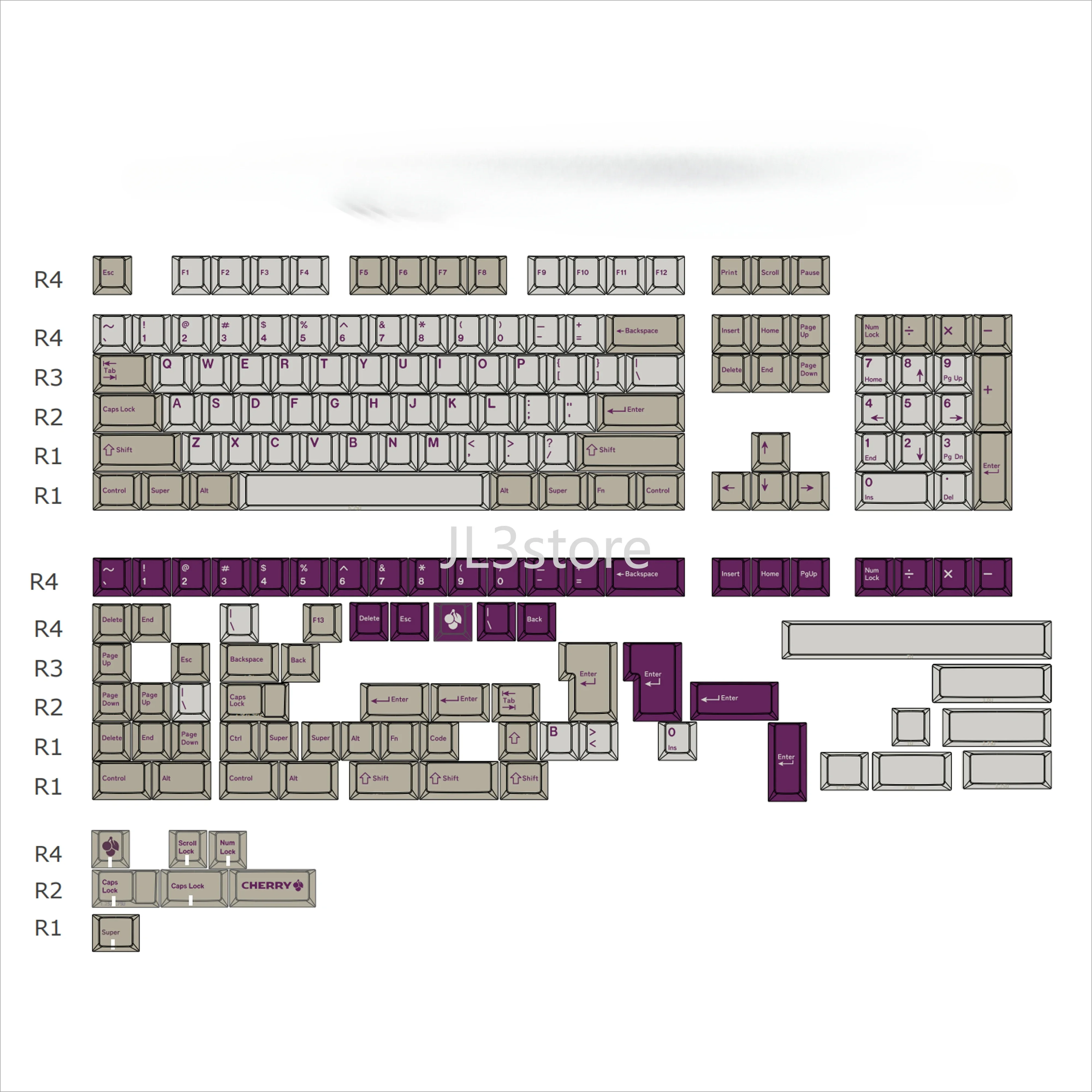 Theme Original factory height PBT five-sided sublimation keycap mechanical keyboard customized full set kkb
Theme Original factory height PBT five-sided sublimation keycap mechanical keyboard customized full set kkb