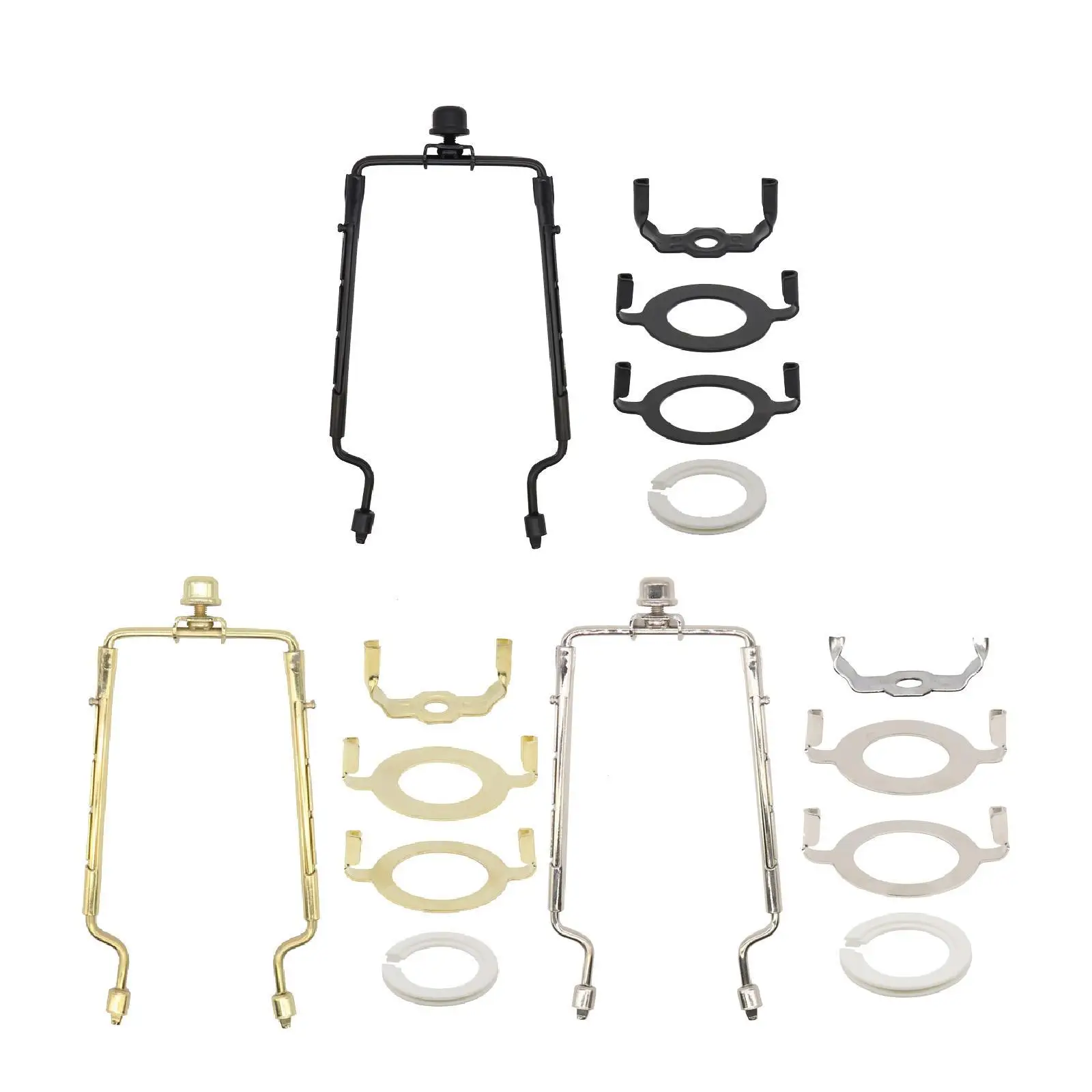 Iron Lamp Harp Set Removable Lampshade Bracket Support for Repairing Table Lamps Vintage Lampshade Fabric Holder
Iron Lamp Harp Set Removable Lampshade Bracket Support for Repairing Table Lamps Vintage Lampshade Fabric Holder
