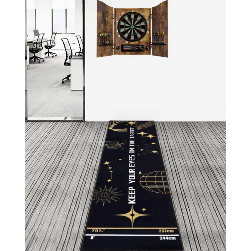 Dart Mat - A Top-Quality Dart Mat Suitable For Floor Steel Darts And Soft Darts, With A Dart String, Making It An Ideal Gift
Dart Mat - A Top-Quality Dart Mat Suitable For Floor Steel Darts And Soft Darts, With A Dart String, Making It An Ideal Gift