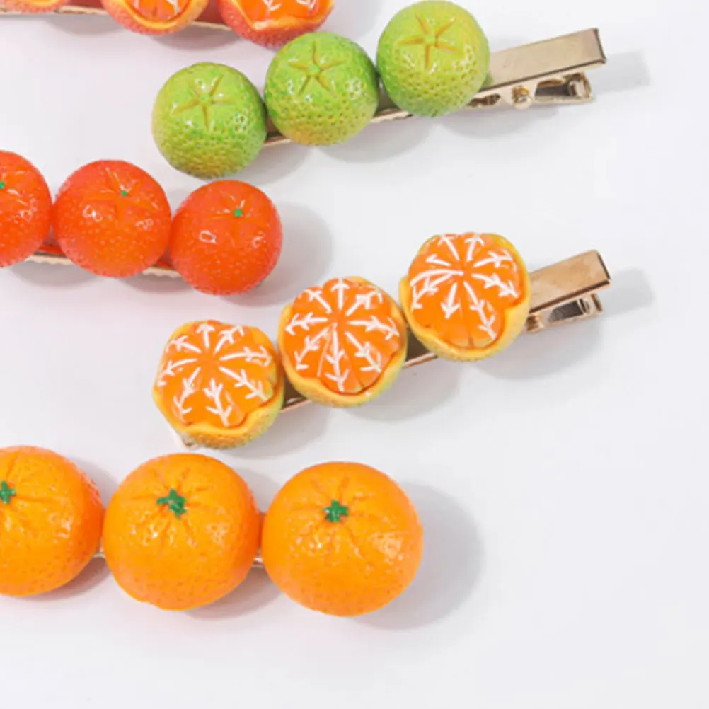 Orange Fruit Hair Clip Cute Aesthetic Hairpins For Women Girls Small Alligator Clips Fashion Hair Accessories
Orange Fruit Hair Clip Cute Aesthetic Hairpins For Women Girls Small Alligator Clips Fashion Hair Accessories