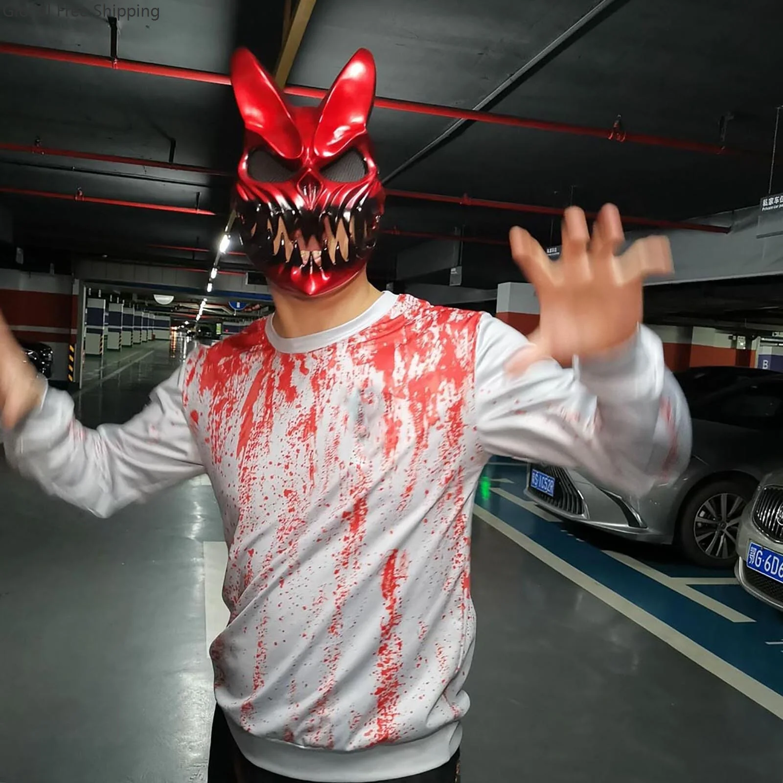 2025 Halloween Mask New Halloween Role-playing Mask Rubber Mask Slaughter Demon Head Cover Horror Theme Party Dark Son Mask 2025
2025 Halloween Mask New Halloween Role-playing Mask Rubber Mask Slaughter Demon Head Cover Horror Theme Party Dark Son Mask 2025