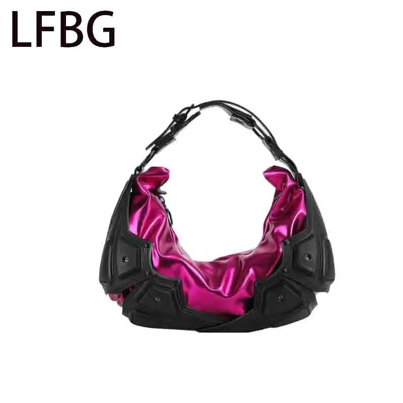 2025 Fashionable Hotpink Tote Metallic Leather Handbag Hobo Stylish Totes For Girls Y2K Bags
2025 Fashionable Hotpink Tote Metallic Leather Handbag Hobo Stylish Totes For Girls Y2K Bags