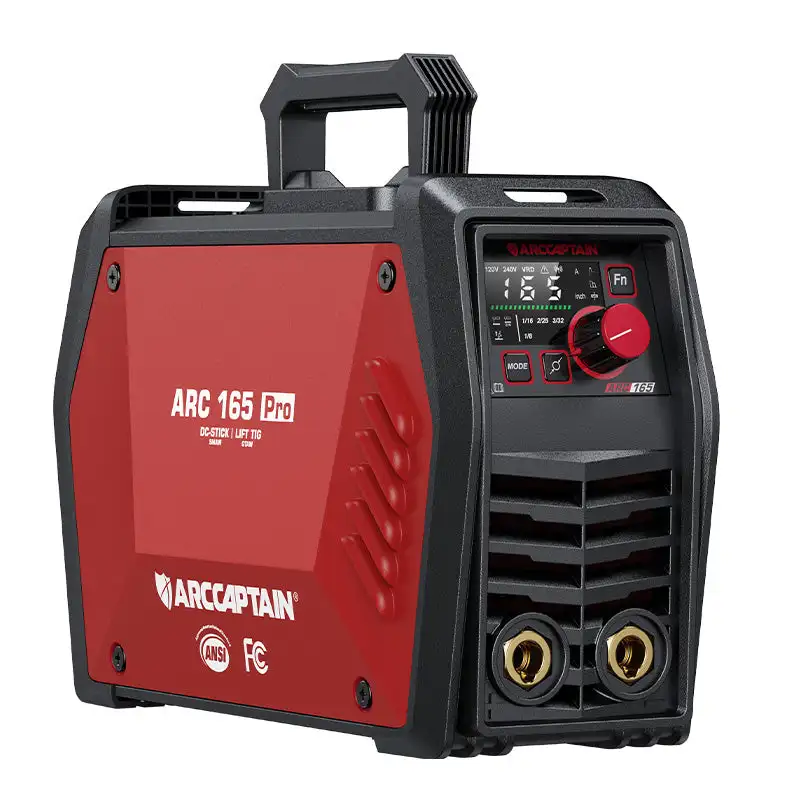 ARCCAPTAIN ARC165PRO 110V/22V Dual Voltage Stick Welder APP Control 165A Welding Equipment ARC Welding Machine
ARCCAPTAIN ARC165PRO 110V/22V Dual Voltage Stick Welder APP Control 165A Welding Equipment ARC Welding Machine