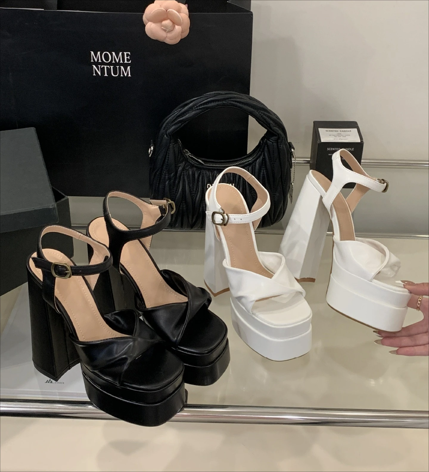 2026 Summer New Square Toe Platform Sandals, Block Heel Ankle Strap High Heels for Daily Casual Party Club Occasion Outfits
2026 Summer New Square Toe Platform Sandals, Block Heel Ankle Strap High Heels for Daily Casual Party Club Occasion Outfits
