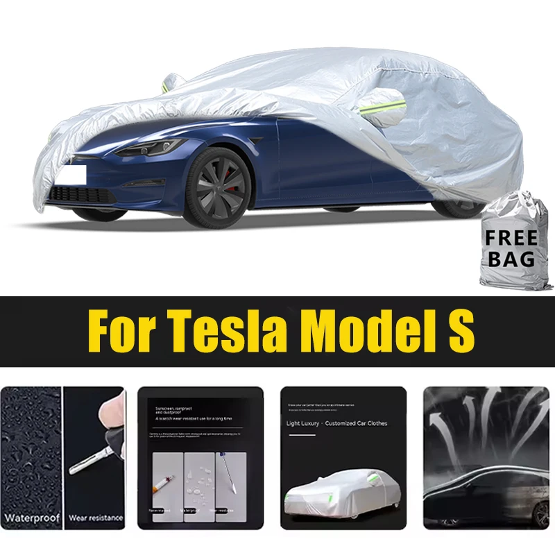 For Tesla Model S Car Cover Outdoor Protection Covers Snow Sunshade Waterproof Dustproof Exterior UV Car Accessories
For Tesla Model S Car Cover Outdoor Protection Covers Snow Sunshade Waterproof Dustproof Exterior UV Car Accessories