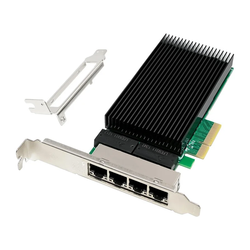 Гигабитная сетевая карта AM-2.5G, 4-портовая RJ45 для чипа I226, PCI-E X4, серверная сетевая карта Gigabit Ethernet I226-T4 для настольных компьютеров
Гигабитная сетевая карта AM-2.5G, 4-портовая RJ45 для чипа I226, PCI-E X4, серверная сетевая карта Gigabit Ethernet I226-T4 для настольных компьютеров