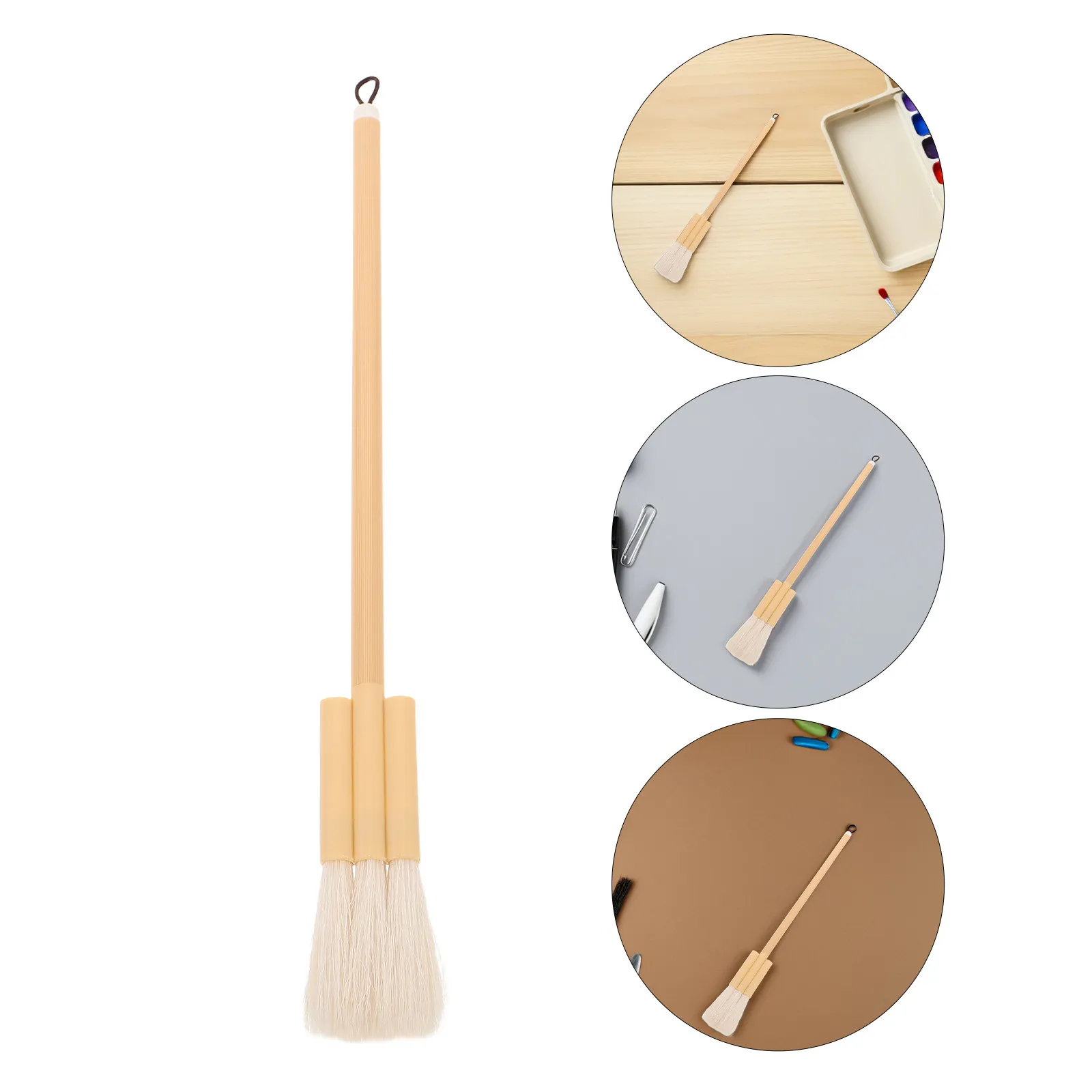 Artists Flat Hake Brush Goat Hair Watercolor Paintbrush Wooden Handle Ergonomic Grip Easy Clean for Wash Techniques Blending
Artists Flat Hake Brush Goat Hair Watercolor Paintbrush Wooden Handle Ergonomic Grip Easy Clean for Wash Techniques Blending