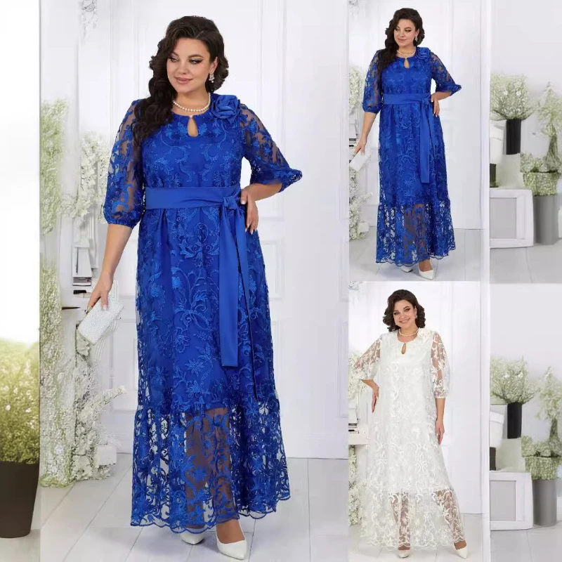 Long Dress Women Maxi White Dresses Lace Floral Vestidos Streetwear Night High Waist Wedding Elegant Splice Y2k Evening Party
Long Dress Women Maxi White Dresses Lace Floral Vestidos Streetwear Night High Waist Wedding Elegant Splice Y2k Evening Party