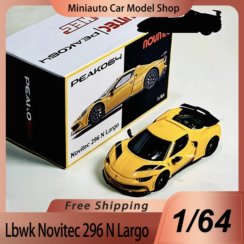 New In Stock Peako64 1:64 Lbwk Novitec 296 N Largo HEC Alloy Miniature Diecast Model Ferrari Wide Body Modified Sports Car Toy
New In Stock Peako64 1:64 Lbwk Novitec 296 N Largo HEC Alloy Miniature Diecast Model Ferrari Wide Body Modified Sports Car Toy