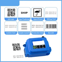 Mini Handheld Inkjet Printer with Fast-Drying Ink for Text QR Barcode Batch Number Logo Date Label Portable Coder Non-encrypted Mini Handheld Inkjet Printer with Fast-Drying Ink for Text QR Barcode Batch Number Logo Date Label Portable Coder Non-encrypted