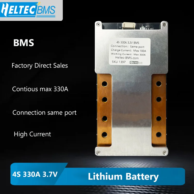 Whosesale Heltec BMS 3S 4S Balance 80A 300A 330A 12.6V/16.8V Battery Protection Board Li-ion /12V Car Start/RV/Energy Storage
Whosesale Heltec BMS 3S 4S Balance 80A 300A 330A 12.6V/16.8V Battery Protection Board Li-ion /12V Car Start/RV/Energy Storage
