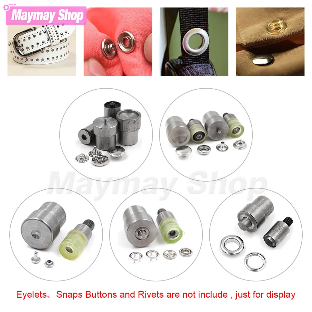 Hand Punch Press Machine Metal Dies Mold Double Cap Rivets Snap Eyelet Grommet Buttons Tools For Handmade Leathercraft Supplies
Hand Punch Press Machine Metal Dies Mold Double Cap Rivets Snap Eyelet Grommet Buttons Tools For Handmade Leathercraft Supplies