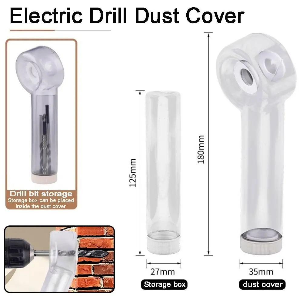 Пылезащитный колпак для электродрели 2-в-1, прочный, прозрачный, для хранения сверл, для домашнего использования
Пылезащитный колпак для электродрели 2-в-1, прочный, прозрачный, для хранения сверл, для домашнего использования