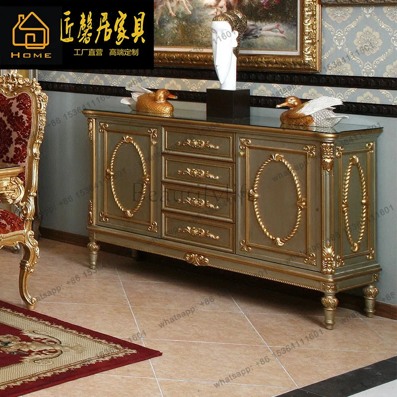European restaurant furniture solid wood porch cabinet birch carved decorative cabinet
European restaurant furniture solid wood porch cabinet birch carved decorative cabinet