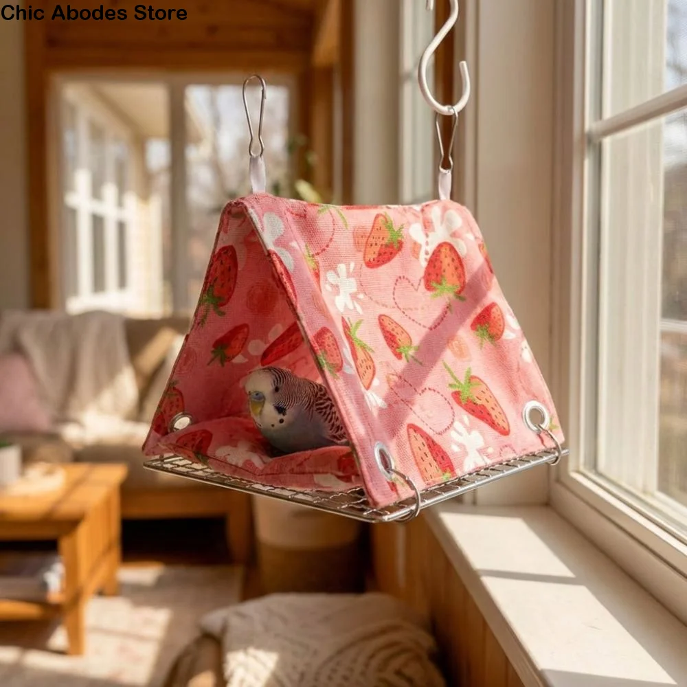 Hanging Parrot Hammock Bed Breathable Climb Toy Bird Cage Hammock Fruit Pattern with Hooks Bird Sleep Nest Bird Play
Hanging Parrot Hammock Bed Breathable Climb Toy Bird Cage Hammock Fruit Pattern with Hooks Bird Sleep Nest Bird Play