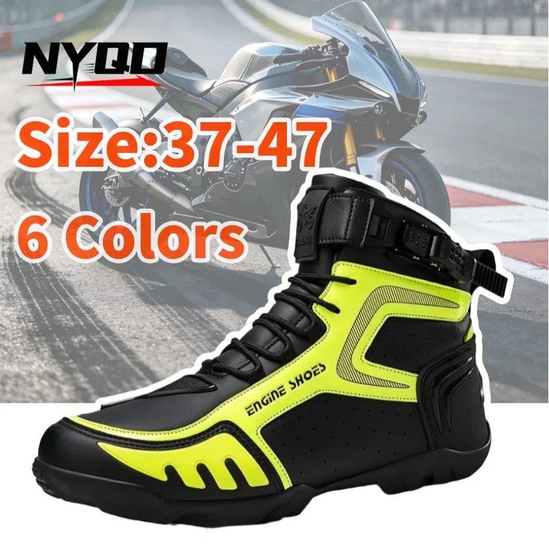 Motorcycle Riding Shoes Breathable Anti-slip Anti-fall Moto Touring Commuter Road Racing Rally Knight Boots Equipment
Motorcycle Riding Shoes Breathable Anti-slip Anti-fall Moto Touring Commuter Road Racing Rally Knight Boots Equipment
